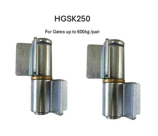 Zinc Plated Weld-On Shackle Hinges - Silver, 20mm Pin, 600kg - Pair