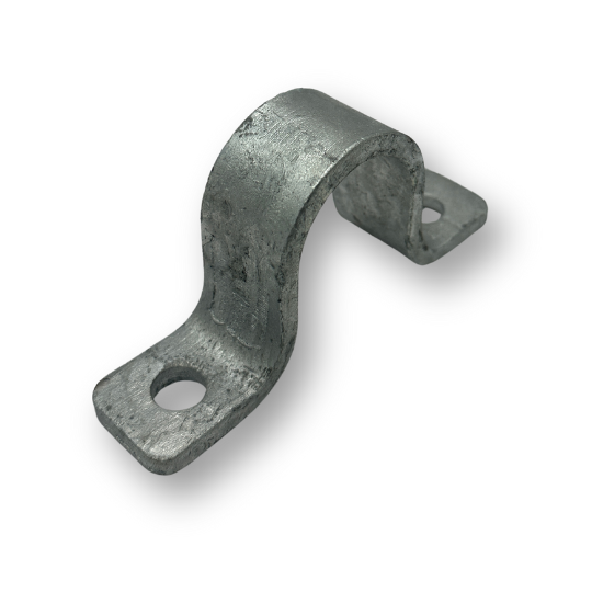 [HN142] Round Tube Bolt-On Hinge Strap - Loose Fit, 25NB, Light Duty - Single
