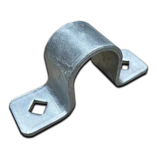 Round Tube Bolt-On Hinge Strap - Loose Fit, 32NB - Single