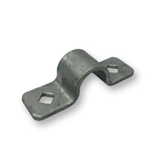 [HN152] Round Tube Bolt-On Hinge Strap - Tight Fit, 25NB, Heavy Duty - Single