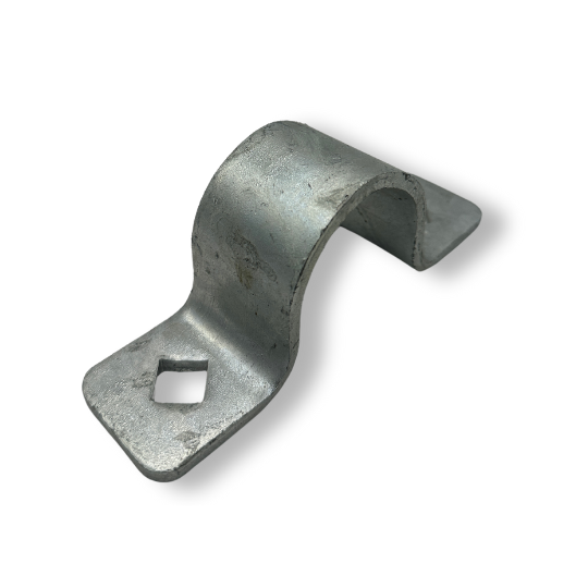 [HN156] Round Tube Bolt-On Hinge Strap - Tight Fit, 40NB - Single