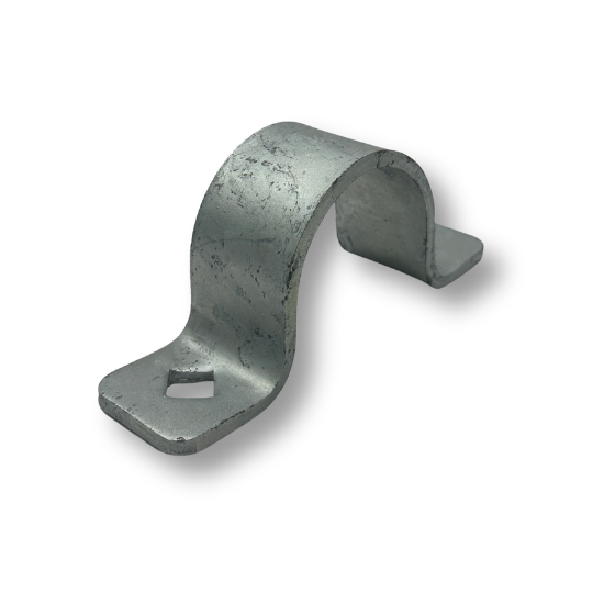 [HN158] Round Tube Bolt-On Hinge Strap - Tight Fit, 50NB - Single