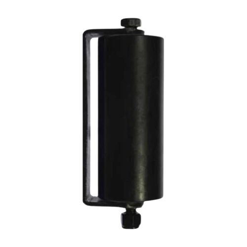 Sliding Gate Side Roller Bracket - 155x65mm Black Roller, Black Side Bracket