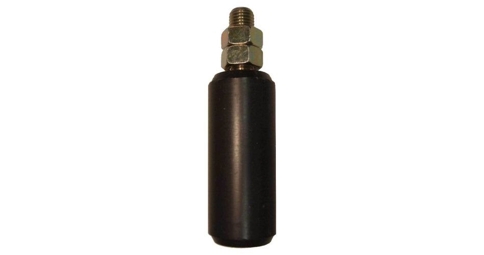 [WH170] Sliding Gate Guide Roller - 40x100mm, M14 Bolt, Black