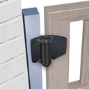 D&D TruClose Adjustable Self Closing Hinges - 30kg, Black, For Metal/Wood, No Legs - Pair