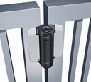 D&D TruClose Adjustable Self Closing Hinges - 70kg, Brushed, For Metal, 19mm Gap, No Legs - Pair