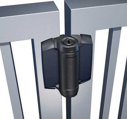 [HN756] D&D TruClose Adjustable Self Closing Hinges - 70kg, Black, For Metal, 19mm Gap, One Leg - Pair