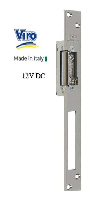 [MKES130] VIRO Electric Strike for Narrow Mortice Locks , Fail Close - 12V AC/DC- Stainless Steel