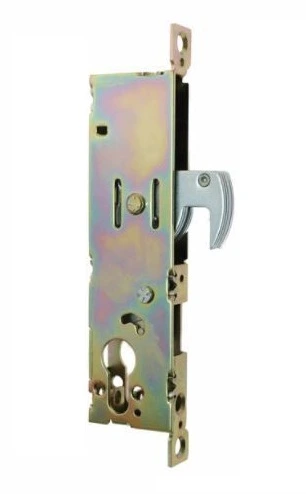 [MKLO158] Viro Handleless Euro Insert Mortice Lock - 50x50 Frame, 30mm Backset, Gold - For Swing Gates