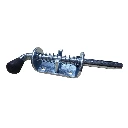 Spring Loaded Catch Bolt Zinc Plated 165mm long