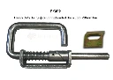Heavy Duty Swing gate Spring Loaded Slam Lock -20mm Pin