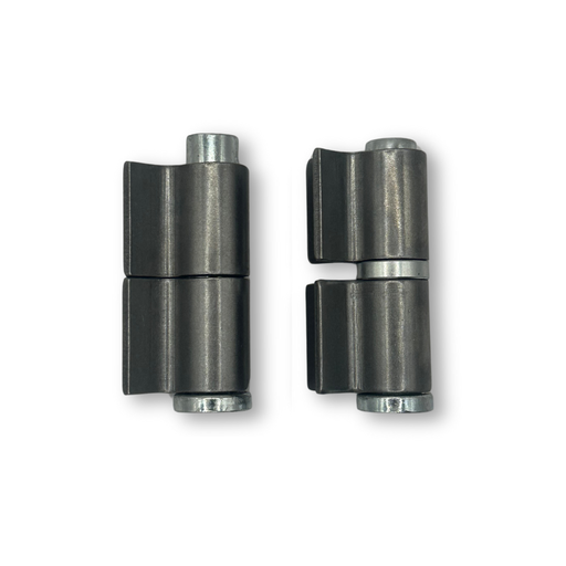 [HGSK251] Weld-On Shackle Hinges - Black Steel, 20mm Pin, 600kg - Pair