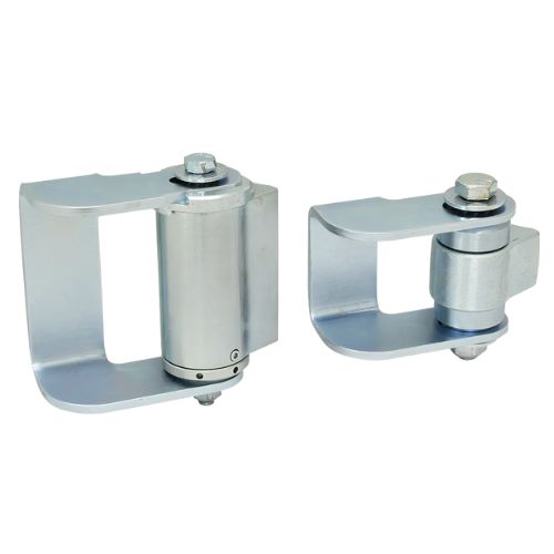 [HN495] D&D Steel Self Closing BadAss Face Mount Hinge Set - Zinc Finish, Up To 140kg - Set
