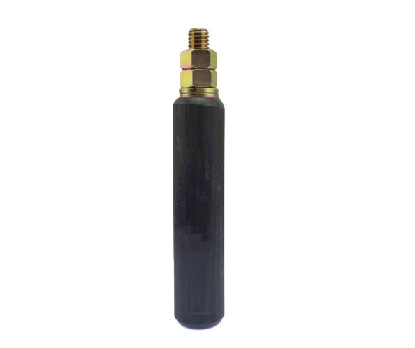 [WH181] Sliding Gate Guide Roller - 40x200mm, M14 Bolt, Black