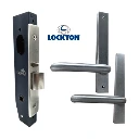 Lockton Passage Lock Kit in Silver - 50x50 Frame, 23mm Backset