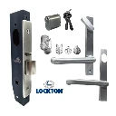 Lockton Disability Lock Kit in Silver - 50x50 Frame, 23mm Backset