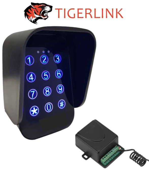 [ET908] TigerTech Universal Wireless Keypad Waterproof for any Gate Motors and Garage Door Openers With Receiver
