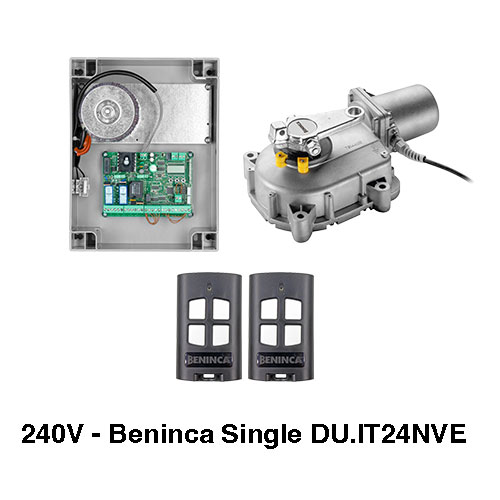 [MOT115SMVK] Beninca DU.IT24NVE Single Underground Swing Gate Motor Kit