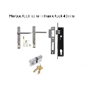 Euro Insert Mortice Lock - Complete Kit - 40x40 Frame, 20mm Backset, For Swing Gates- Silver