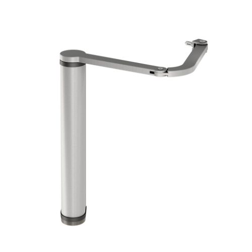 [GCHC103] Locinox Venus Motorised gate closer for pedestrian swing gates - 200kg, Up To 1500mm, Articulated Arm - Silver