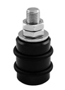 Top Guide Roller for Sliding gate size 40x60mm Black with Rubber Rings