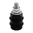 Top Guide Roller for Sliding gate size 40x60mm Black with Rubber Rings