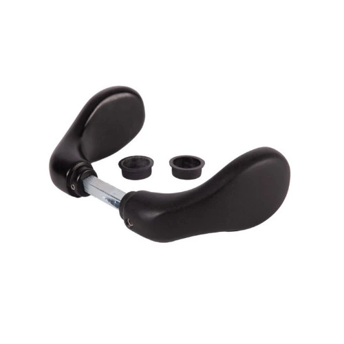 [MKLH339] Locinox Lock Handle - 3006CB For Commercial & Ornamental - Aluminium in Matt Black - Pair