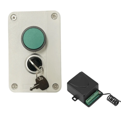 [ET500] TigerTech Gate / Door Access Exit Waterproof Wireless Push Button with Universal Receiver