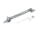Heavy Duty Steel Spring Coil Gate Closer - Silver