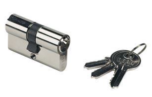 [KB805] Viro Key Barrel, 80mm Full Cylinder, Keyed Alike - Bright Chrome
