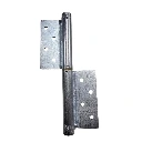 Zinc Plated Screw to Screw Self Closing Hinge - Reversible, Up To 120kg - Single
