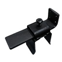 Side Mount Sliding Gate Holder/Catcher for 50mm Frame - Powdercoated Black