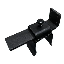 Side Mount Sliding Gate Holder/Catcher for 100mm Frame - Powdercoated Black