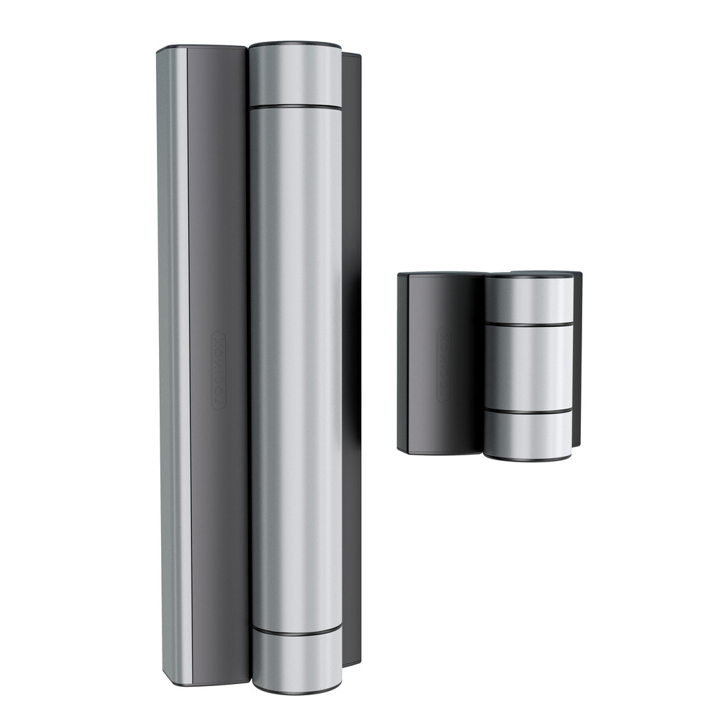 [GCHC106] Locinox Magnus Motorised Pedestrian Gate Closer & Hinge all in One For Gates up to 1500 mm wide and 200 kg - Silver