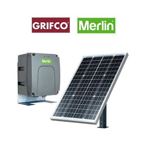 [SOL003] Merlin-Grifco Solar Power Kit 24V DC - 40W Solar Panel for Gate Opener