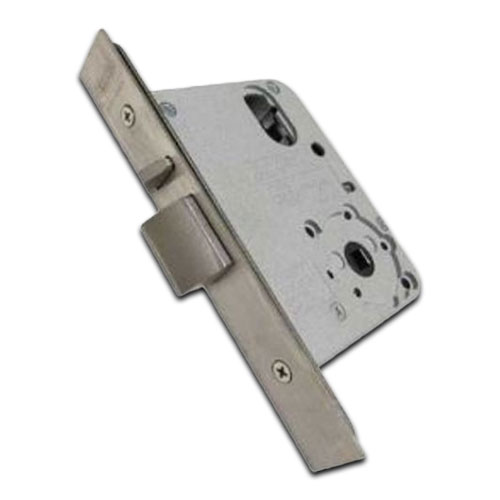 [MKLO294] Carbine Oval Insert Mortice Lock - 60mm Backset, Silver - For Swing Gates