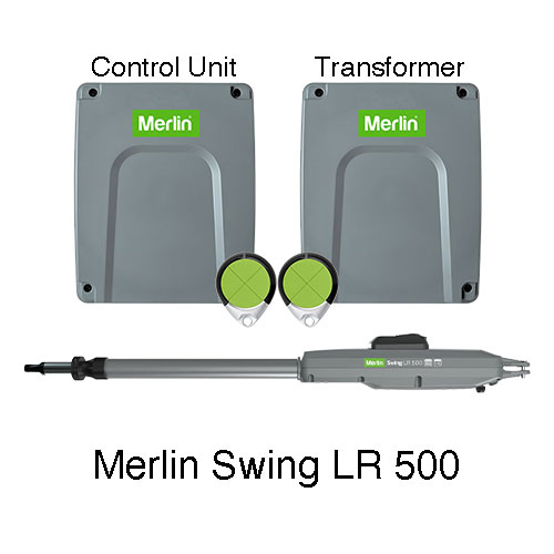 [MOT390LVK] Merlin Swing LR 500 Single Rural Gate Opener