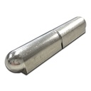 Stainless Steel Weld-On Bullet Hinge - 60mm Length, 12mm Washer, 316 Marine Grade - Single