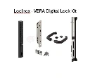 Locinox - VERA Digital Wireless Access Control Single side with Fifty lock complete Kit for 50mm Frame-Black