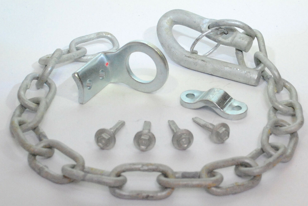 [FK240] Rural Chain Farm Gates Latch Screw to Weld - Galvanised