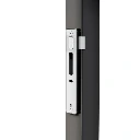 Locinox UNILEC Electric Strike for FORTY / FIFTY Mortice Locks, Fail Close - 24V DC - Black
