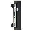 Locinox UNILEC Electric Strike for FORTY / FIFTY Mortice Locks, Fail Close, With Stop Plate - 24V DC - Black