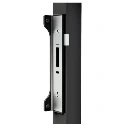 Locinox UNILEC Electric Strike for FORTY / FIFTY Mortice Locks, Fail Close, With Stop Plate - 24V DC - Black