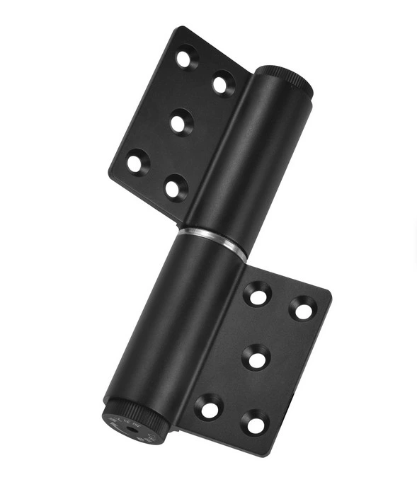 Heavy Duty Self-Closing Hydraulic Gate/Door Flag Hinge  152.5mm Height in Black sold as single Hinge