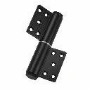 Heavy Duty Soft-Closing Hydraulic Gate/Door Flag Hinge  152.5mm Height in Black sold as single Hinge