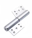 Heavy Duty Self-Closing Hydraulic Gate/Door Flag Hinge  152.5mm Height in Silver sold as single Hinge