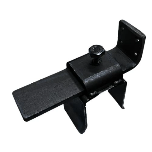 Steel Sliding Gate Holder/Catcher for Gates 65mm, Mounting Bracket - Black