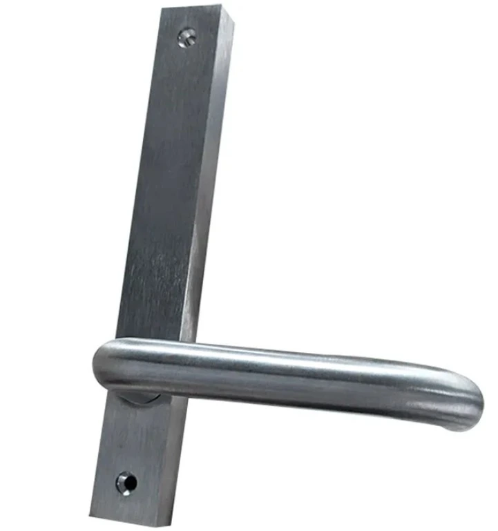 [MKLH040] Narrow Mortise Lock Handle Internal Square Plate with Lever Only