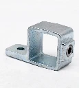 Tigerclamp Double Galvanised Square Connector Fixing Bracket Fit 40x40mm Tube
