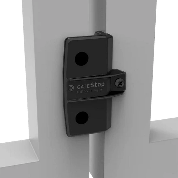 D&D In-Frame Rubber Gate Stop Aluminium, Steel/Ornamental Iron Gates - 94mm